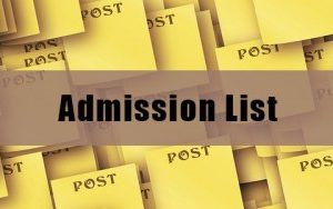 ADMISSION LIST FOR 2021/2022 (1ST, 2ND, 3RD, 3RD 2C SUPPLEMENTARY BATCH)