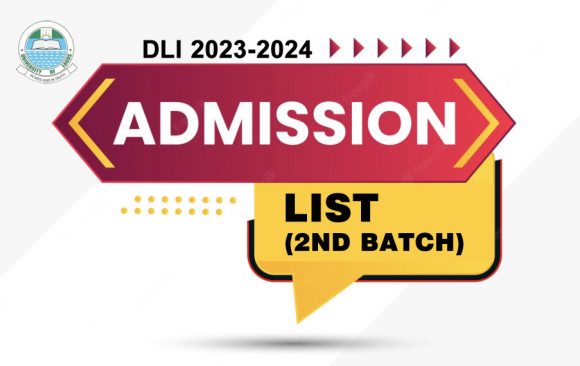 ADMISSION LIST FOR 2023/2024 (2ND BATCH)