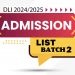 BATCH 2 – ADMISSION LIST FOR 2024/2025