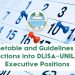 Timetable and Guidelines For Elections into DLISA-UNILAG Executive Positions