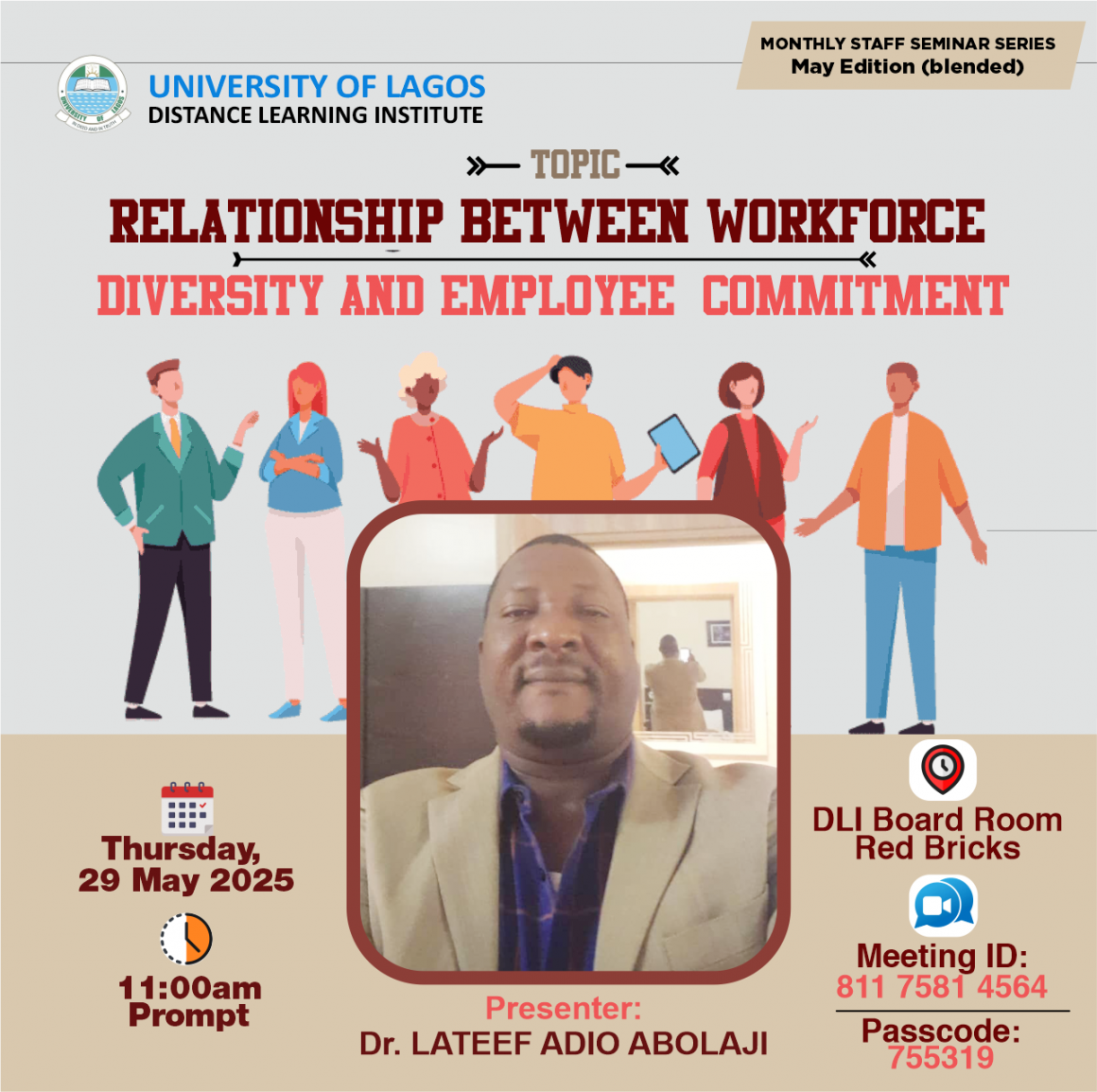 DLI MONTHLY SEMINAR – APRIL EDITION