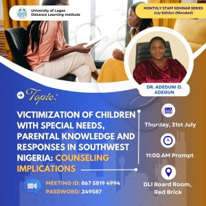 JULY 2025 – DLI MONTHLY SEMINAR