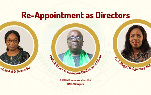 Re-Appointment: Profs. Dauda, Iwuagwu & Ogwezzy-Ndisika Continue as Directors of DLI, CI & ICE