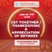 End-of-the-Year Get-Together, Thanksgiving, and Appreciation of Retirees