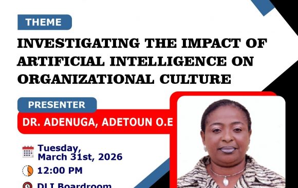 DLI Holds Monthly Seminar Series, March 31